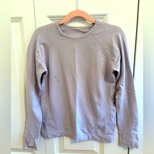 Athleta Girls Orange Crewneck Long Sleeve XS/6 Shirt